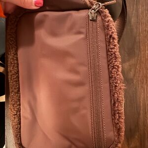 Lululemon brown sherpa belt bag